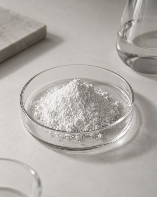 Pyrithione zinc ingredient powder used in a dandruff shampoo guide