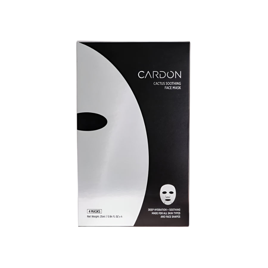 Cardon Cactus Soothing Face Mask (4 Pack)